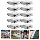 Manta Térmica Aluminizada 210 130 cm para Resgate e Camping 10 Unidades ZELT