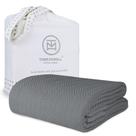 Manta Threadmill King Size 100% Algodão com Padrão Chevron