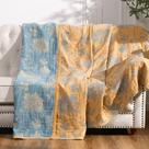 Manta Throw Blanket Jinchan Boho 100% algodão Muslin Twin 150x200cm