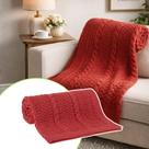 Manta Tricot Buddemeyer Frankie 125x150cm em Poliéster Toque Macio, Fio Polysoft, Alta Durabilidade e Design Sofisticado para Sofá ou Cama