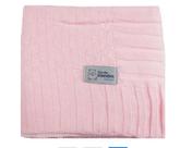 Manta Tricot Da Cia Do Neném Rosa