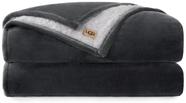 Manta UGG Nita em Fleece Peluciado 228 x 228 cm Cinza Carvão