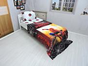 Manta Ultrasoft Lençol De Elástico Homem Aranha 3pçs