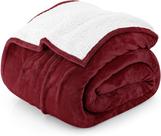 Manta Utopia Bedding Sherpa King Size vermelha 229x259cm