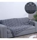 Manta Xale Para Sofá Dupla Face Decorativa Com Franja