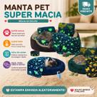 Mantas Pet Cobertor Infantil Que Brilha No Escuro Para Cachorros e Gatos 90x90cm