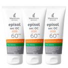 Mantecorp Episol Sec Oc Kit com 3 Unidades Protetor Solar Facial FPS60 Claro 60ml