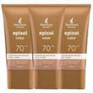 Mantecorp Skincare Episol Kit com 3 Unidades Protetor Solar com Cor FPS70 Clara 40ml