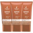 Mantecorp Skincare Episol Kit com 3 Unidades Protetor Solar com Cor FPS70 Médio 40ml