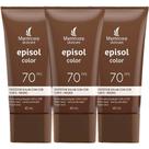 Mantecorp Skincare Episol Kit com 3 Unidades Protetor Solar com Cor FPS70 Negro 40ml