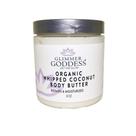 Manteiga corporal GLIMMER GODDESS Organic Vegan com óleo de coco 240mL