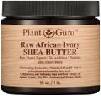 Manteiga de karité Plant Guru Raw African 100% pura 480 ml de marfim