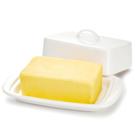 Manteiga Sweese de porcelana grande 240 mL com tampa branca