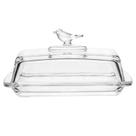 Manteigueira de cristal Bird Wolff 18x10x9