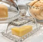Manteigueira de Cristal Pearl 14cm x 9xm x 8cm Wolff