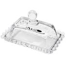 Manteigueira de cristal Pearl Wolff 14x9x8 Manteigueira de cristal Pearl Wolff 14x9x8