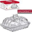 Manteigueira de vidro retangular gomus hauskraft com tampa 17x10,5x8cm Manteigueira de vidro retangular gomus hauskraft com tampa 17x10,5x8cm