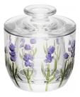 Manteigueira Francesa Lavanda Hand Painting 9,8cm - Lyor