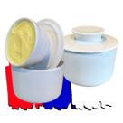 Manteigueira Francesa Porcelana Branca mantém Cremosa Facil