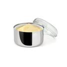 Manteigueira Margarineira Neo Redonda em Inox Com Tampa 350g