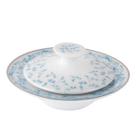 Manteigueira Redonda Porcelana Schmidt - Dec. Sensile Blu 2424 Manteigueira Redonda Porcelana Schmidt - Dec. Sensile Blu 2424