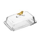 Manteigueira Retangular Com Tampa Golden Bird 18x10x9cm
