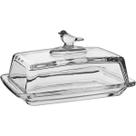 MANTEIGUEIRA RETANGULAR HOME&CO COM TAMPA VIDRO 9x10x17cm TRANSPARENTE MANTEIGUEIRA RETANGULAR HOME&CO COM TAMPA VIDRO 9x10x17cm TRANSPARENTE