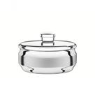 Manteigueira Tramontina Redonda 8,5cm Em Aço Inox Com Tampa Manteigueira Tramontina Redonda 8,5cm Em Aço Inox Com Tampa