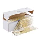 Mantel Deseo de Buena Suerte 137 cm x 91 m con Puntos Dorados Desechable