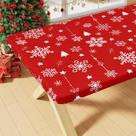 Mantel Rectangular Smiry Navideño Impermeable 240x76 cm