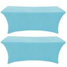 Mantel SEPARO 6 pies de Spandex Elástico Azul Neblina Paquete de 2