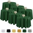 Manteles Ajustables Redondos Verde Cazador 304 cm - Paquete de 6
