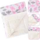Mantinha Cobertor para Bebe Menina Sherpa Inverno