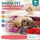 Mantinha Pet Cobertor Coberta Microfibra Manta Soft Estampado Macia Quente Cachorro Gato 90cm Mantinha Pet Cobertor Coberta Microfibra Manta Soft Estampado Macia Quente Cachorro Gato 90cm