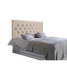 Manu Móveis Decor - Cabeceira Para Cama Box Painel De Parede Dobrável Com Capitonê Casal 1,38 Bege Areia