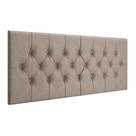 Manu Móveis Decor - Cabeceira Para Cama Box Painel De Parede Dobrável Com Capitonê Casal 1,38 Bege