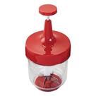 Manual do picador de alimentos GoodCook Red Clear