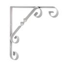 Mão Francesa Colonial 20Cm em Aço Branco Multivisão Mão Francesa Colonial 20Cm em Aço Branco Multivisão