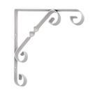Mão Francesa Colonial 20Cm em Aço Branco Multivisão Mão Francesa Colonial 20Cm em Aço Branco Multivisão