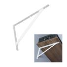 Mão Francesa Forte Metálico Branco Bomfix 23x15