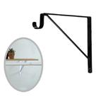 Mão Francesa Leve 25cm Com Suporte Para Varão Bestfer