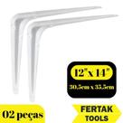 Mão Francesa Prateleira 30,5cmx35,5cm Suporte 5255 02 peças