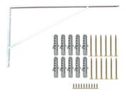 Mão Francesa Suporte Prat. 30cm + Parafusos + Buchas 2 Pcs