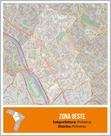 Mapa Bairro Lapa Município São Paulo- Sp - Adesivo