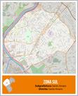Mapa Bairro Santo Amaro Município São Paulo- Sp - Adesivo