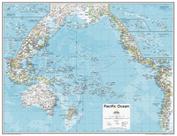 Mapa National Geographic, Oceano Pacífico, Político, 53x41 cm