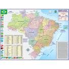 Mapa Periódico Brasil Político Rodoviário 120CM X 90CM
