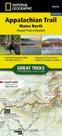 Mapa topográfico National Geographic Appalachian Trail Maine 1513