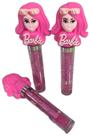 Maquiagem c/ 3 Lip Gloss Brilho Labial Infantil Gliter Batom