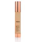 Maquiagem YENSA Serum Foundation Base Super Silk Full Coverage enriquecida com peptídeos, vitamina C e ácido ferúlico para ajudar a reduzir linhas finas, rugas e olheiras Média 1 (1 oz)